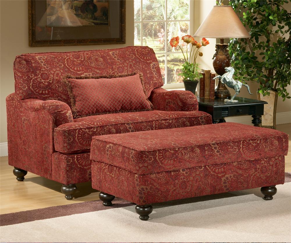 Oversized Accent Chair And Ottoman / How To Incorporate Ottomans Into